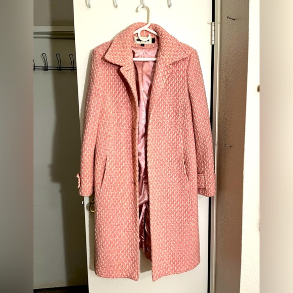 Kristen Blake Jackets & Blazers - Pink Long Coat With Pockets - Lined